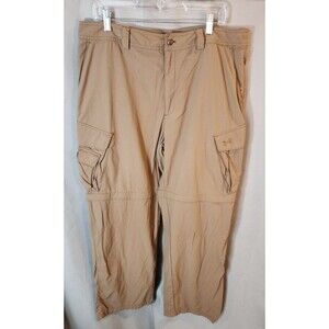 Under Armour 38x32 Brown Ripstop‎ 1205777 Hunt Fish Convertible Mens Cargo Pants